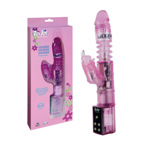 Up and Down Pumping Purple Vibrator